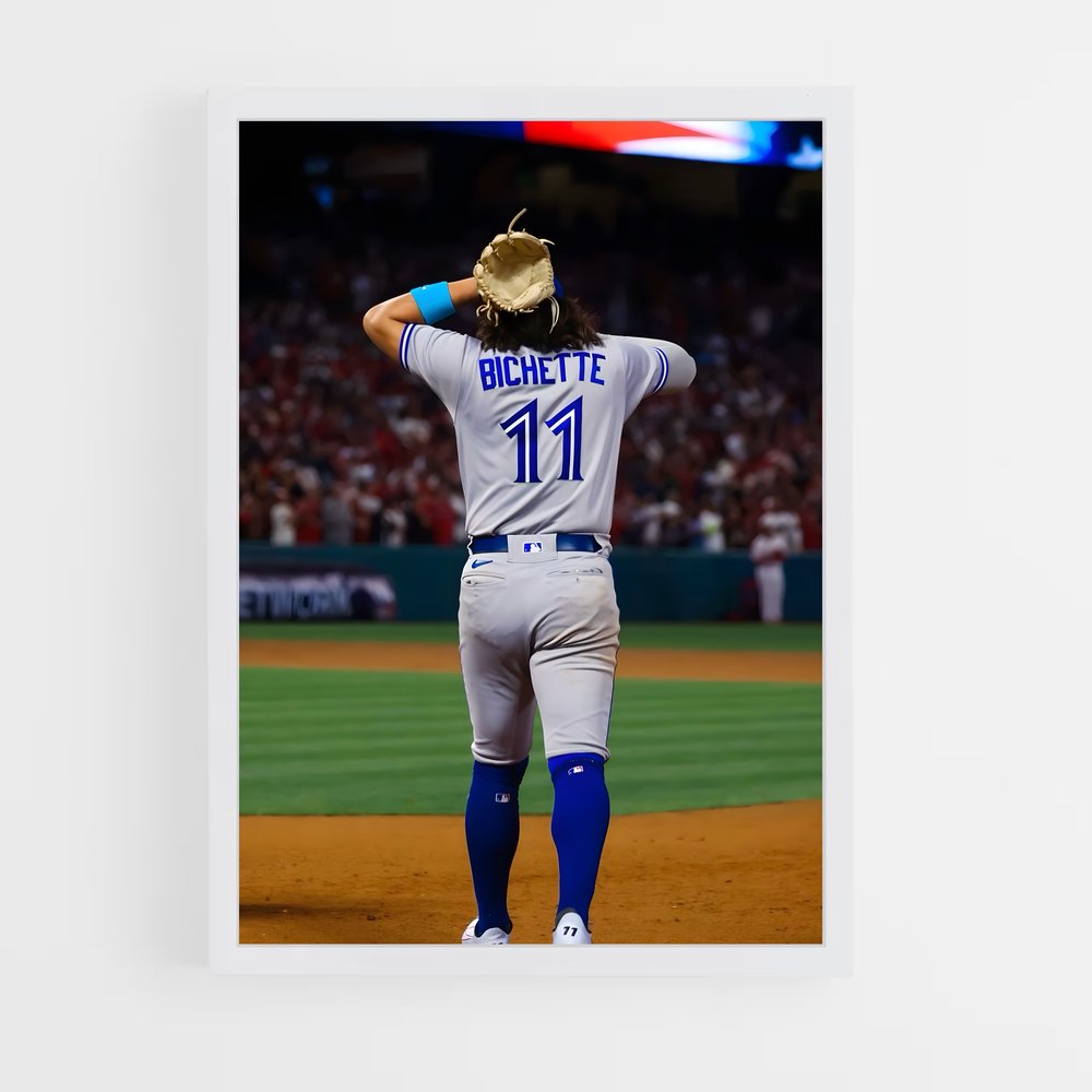Poster bichette terrain – affiche Baseball (vue 3)